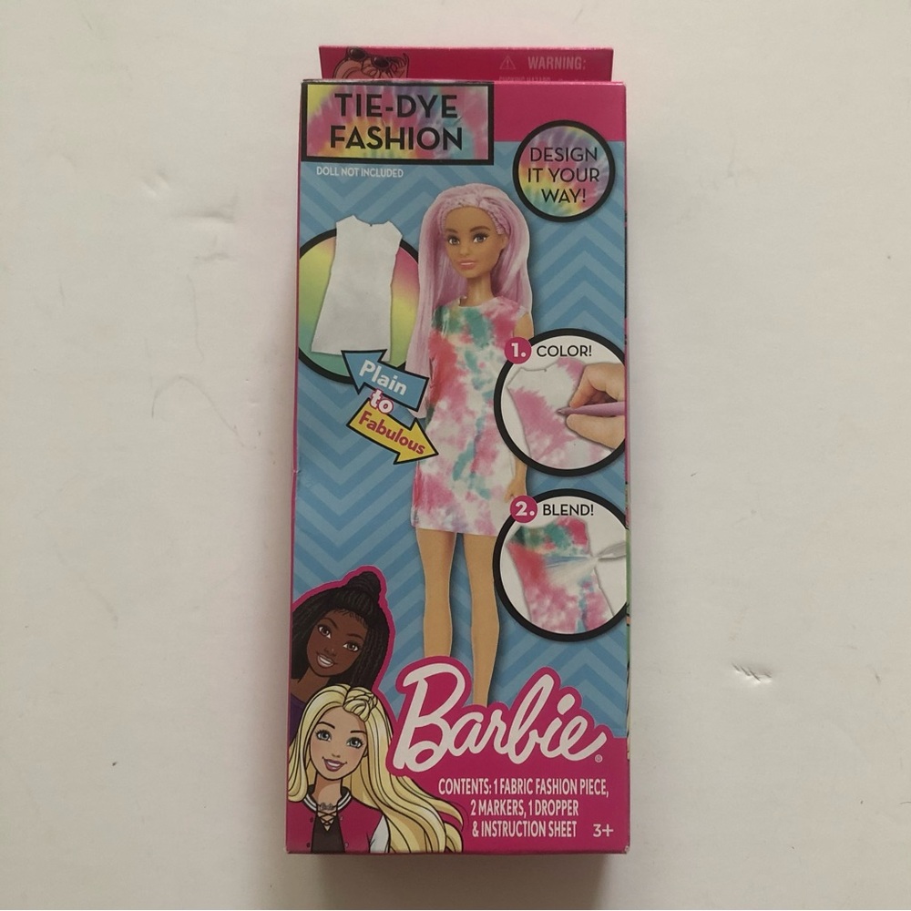 Barbie Tie Dye Fashion Kit NWT